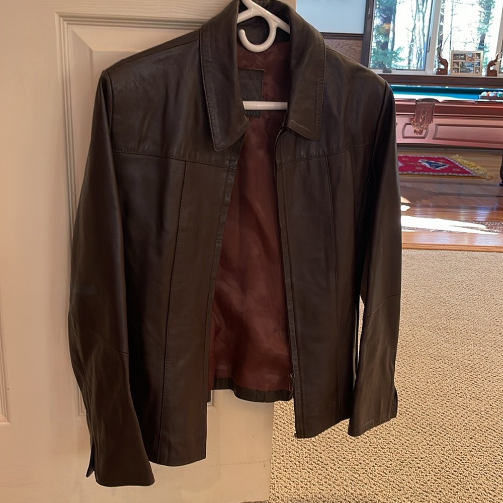 Argentina soft, leather jacket, chocolate brown - Picture 8 of 8